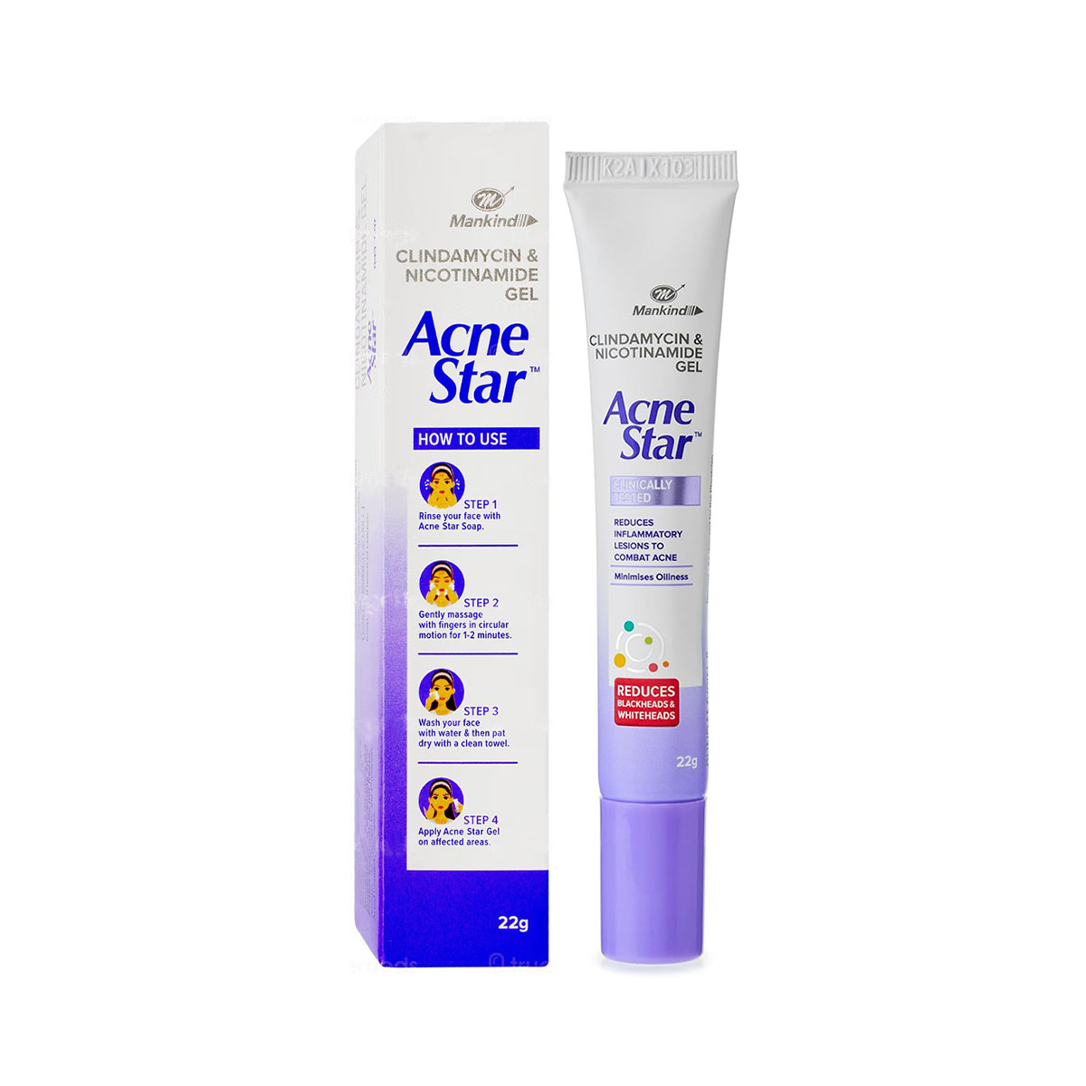 Mankind Acne Star Gel for Acne Free Skin 22g